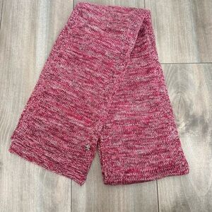 Lululemon cashmere blend metal logo knit scarf